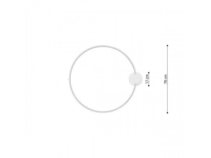 Rio 78 fehér 3000K mennyezeti lámpa
