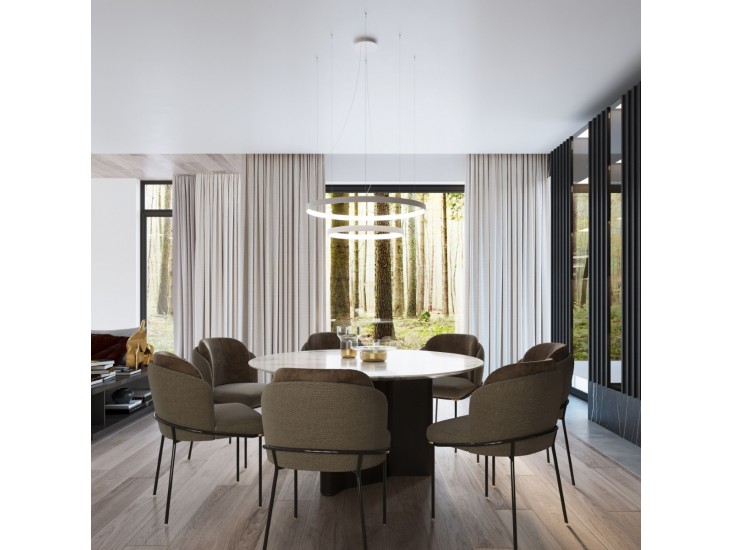 Rio 2 55/78 fekete 3000K csillár