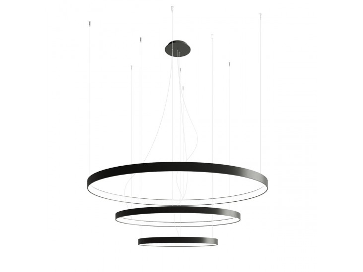 Rio 3 55/78/110 fekete 3000K csillár