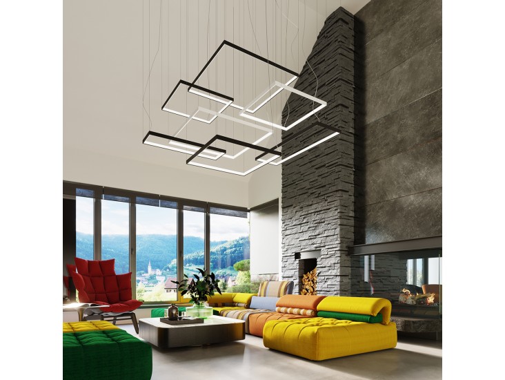 Tuula L fekete 4000K csillár