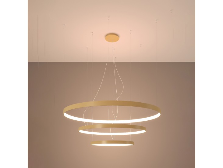 Rio 3 55/78/110 arany LED 3000K csillár