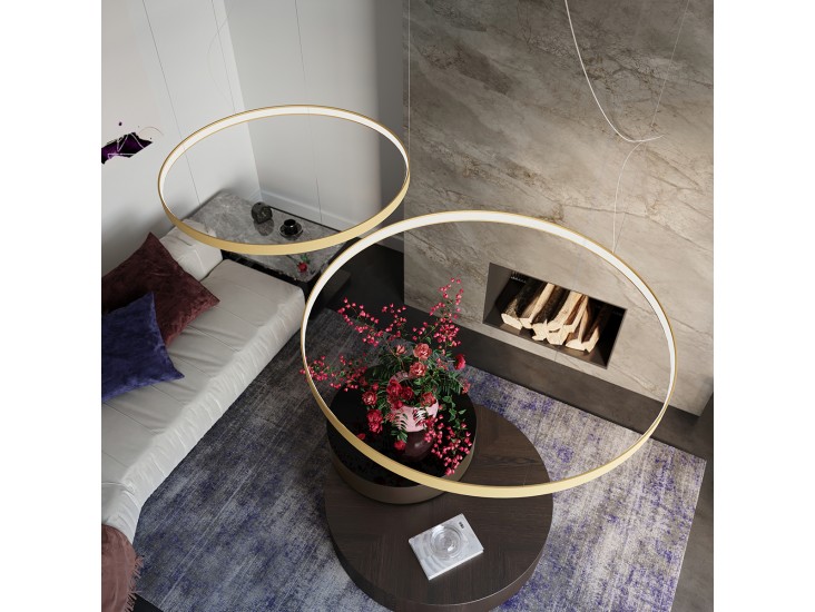 Rio 78 arany LED 3000K csillár