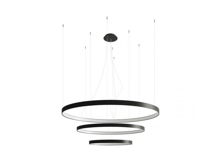 Rio 3 55/78/110 fekete LED 4000K csillár