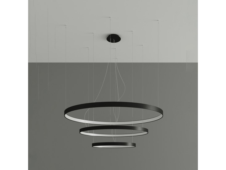 Rio 3 55/78/110 fekete LED 4000K csillár