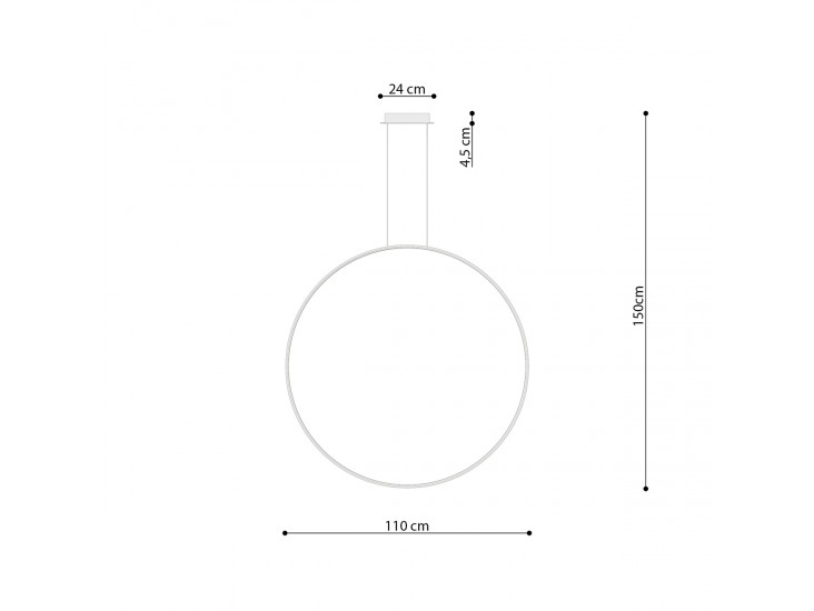 Rio 110 arany LED 3000K függőlámpa