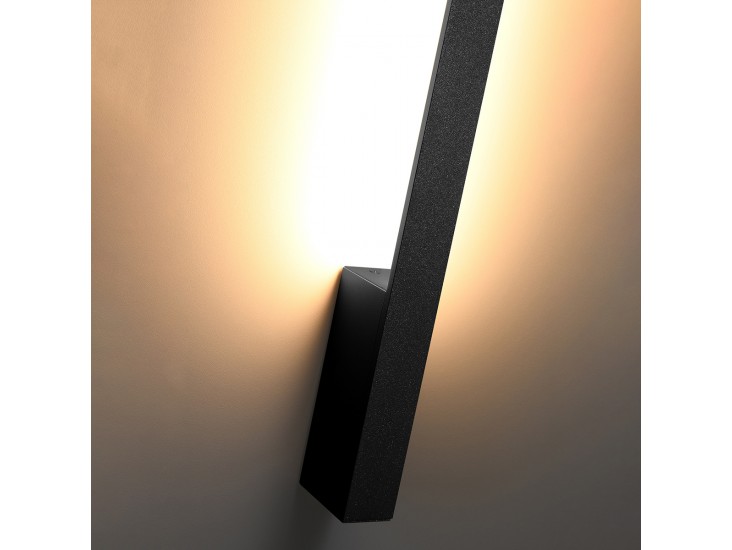 Lahti L fekete 3000K fali lámpa