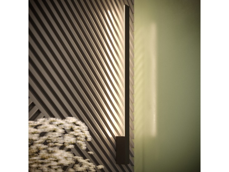 Lahti L fekete 4000K fali lámpa