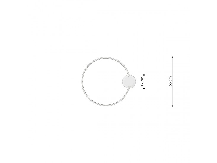 Rio 55 arany LED 4000K mennyezeti lámpa