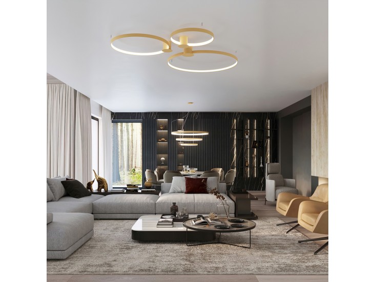 Rio 110 arany LED 4000K mennyezeti lámpa