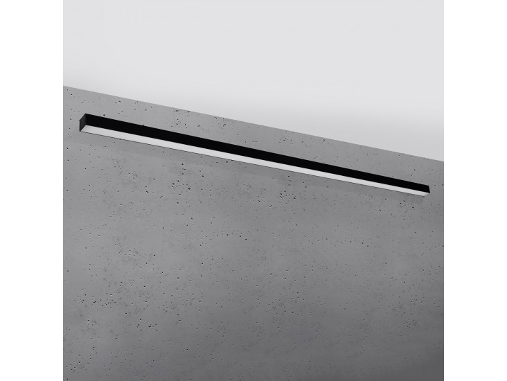 Pinne 200 fekete 3000K fali lámpa