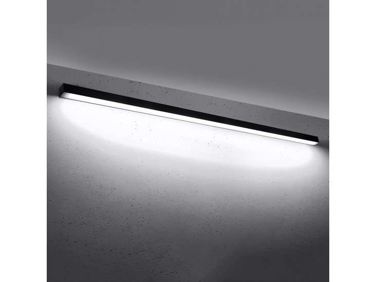 Pinne 200 fekete 4000K fali lámpa