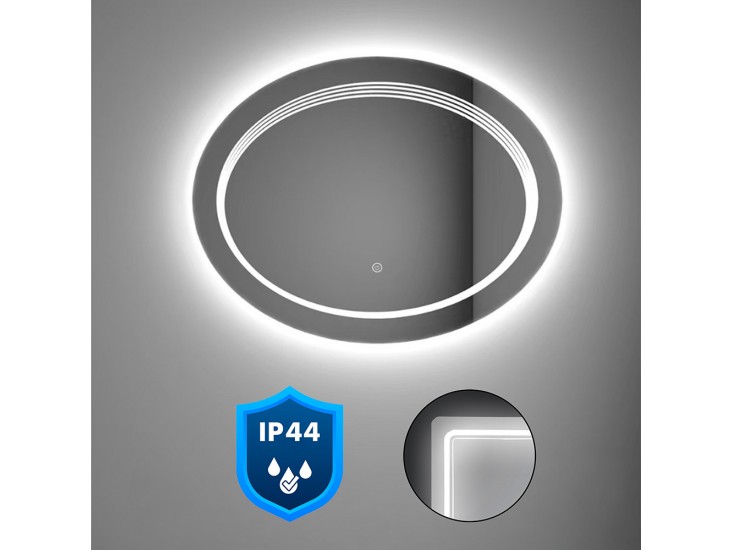 Ria 80 tükör led világítással 80x60 cm