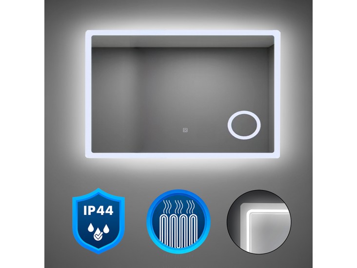 Liz 120 tükör led világítással 120x60 cm