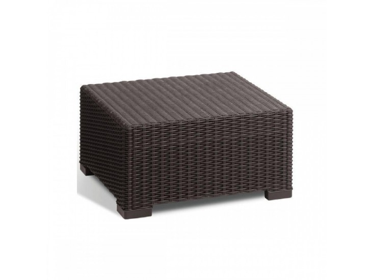 California kerti asztal sötétbarna