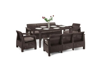 Corfu Love max duo kerti bútor garnitúra futura asztallal barna