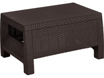 Corfu II kerti asztal barna