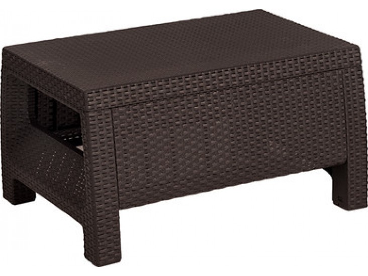 Corfu II kerti asztal barna