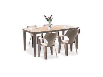 Fuante 4+1 kerti bútor garnitúra szett cappuccino színben