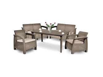 Corfu Fiesta II duo kerti bútor garnitúra futura asztallal