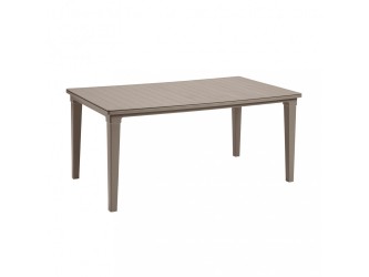 Futura műanyag kerti asztal, cappuccino