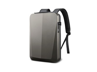 Axen merevített Usb-s laptop hátizsák szürke