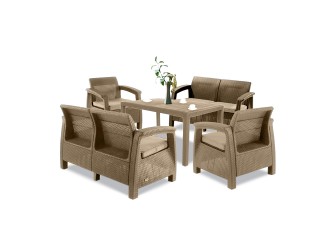 Corfu Fiesta II duo kerti bútor garnitúra melody asztallal