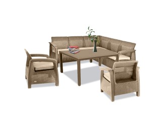 Corfu Relax duo kerti bútor garnitúra melody asztallal