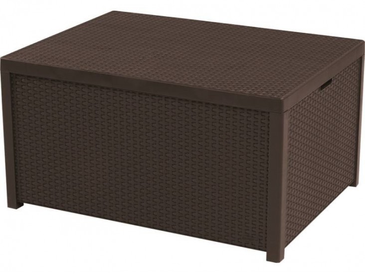 Arica kerti tárolós asztal barna
