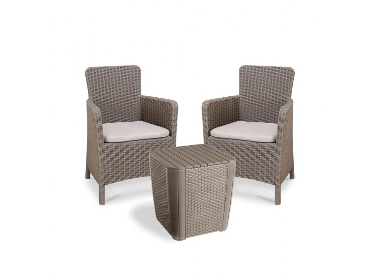 Trenton II Balcony set kerti bútor garnitúra cappuccino