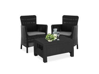 Corton Balkony kerti bútor garnitúra grafit