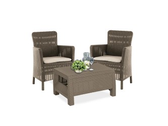 Corton Balkony kerti bútor garnitúra cappuccino