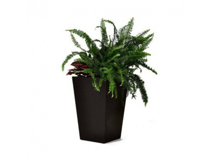 Rattan Planter M virágtartó barna