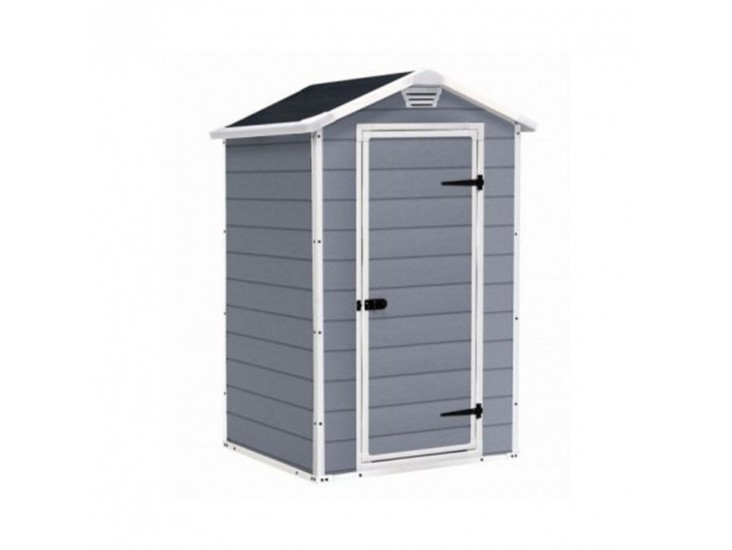 MANOR 4x3 kerti ház, szürke-fehér színben