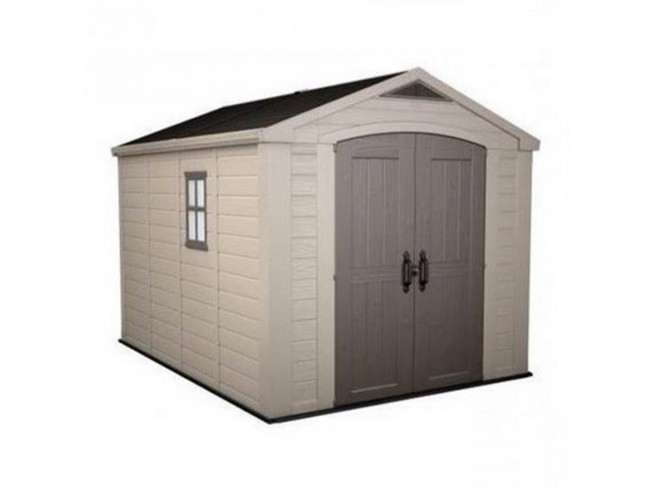 Factor 8x11 kerti ház, beige-taupe színben