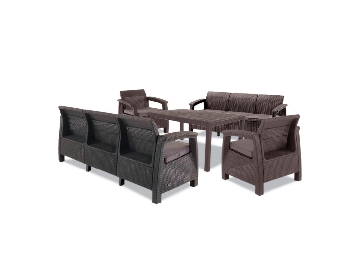 Corfu Fiesta II duo kerti bútor garnitúra futura asztallal