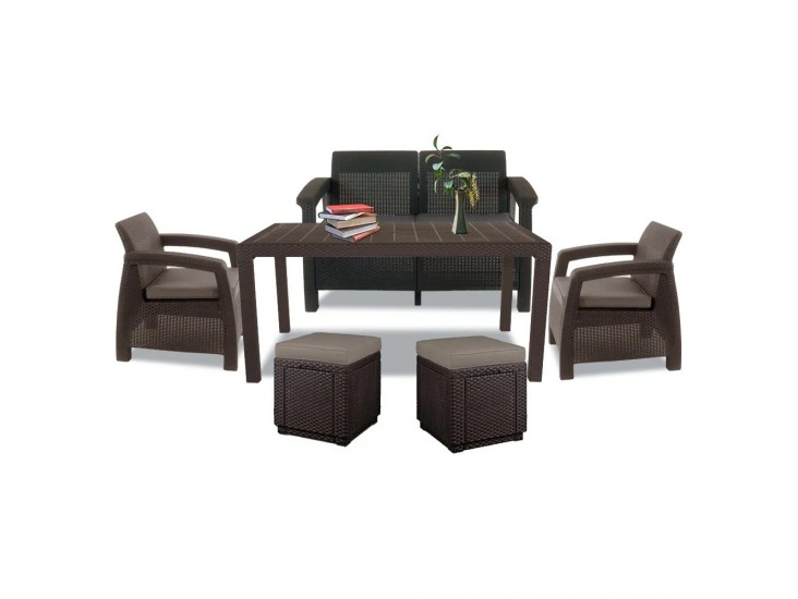 Corfu Fiesta duo cube kerti bútor garnitúra barna