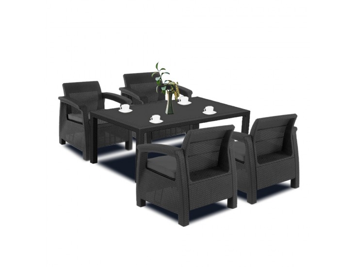 Corfu duo kerti bútor garnitúra melody asztallal