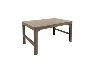 Lyon rattan kerti asztal cappuccino