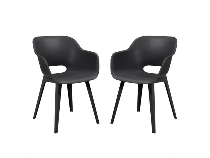 Akola duo kerti szék grafit