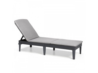 Jaipur kerti nyugágy párnával grafit