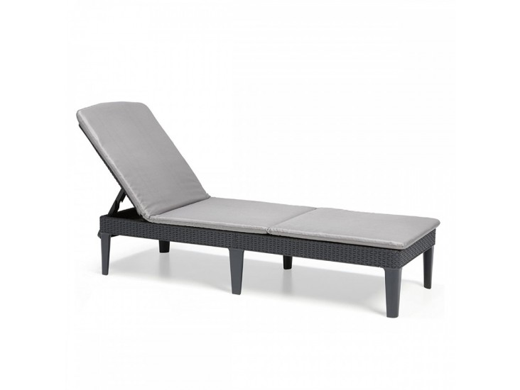 Jaipur kerti nyugágy párnával grafit