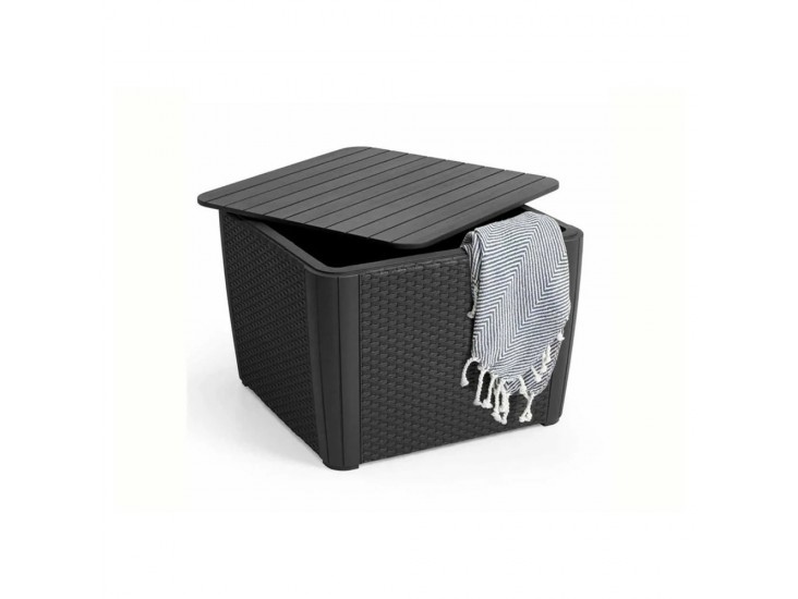 Luzon Plus műanyag kerti asztal grafit