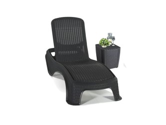 Atlantic kerti nyugágy set Luzon asztallal grafit