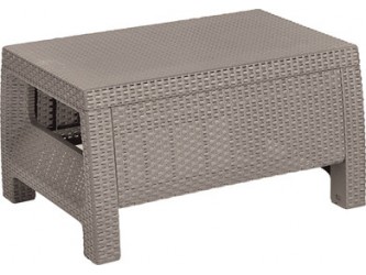 Corfu II kerti asztal cappuccino