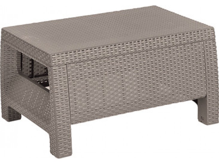 Corfu II kerti asztal cappuccino