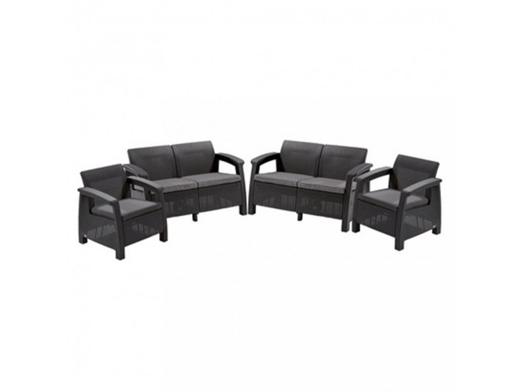 Corfu Rest kerti bútor garnitúra grafit