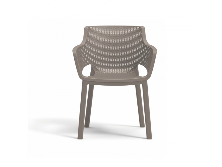 Eva műanyag kerti szék cappuccino