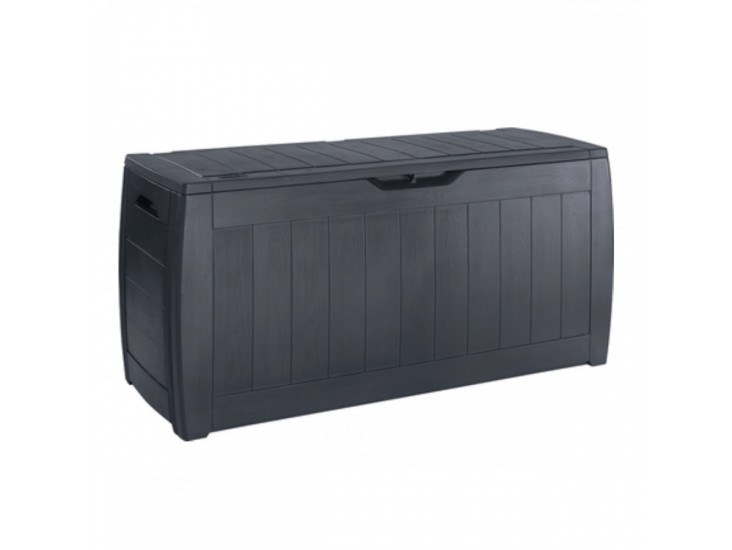 Hollywood műrattan kerti tároló 270L grafit
