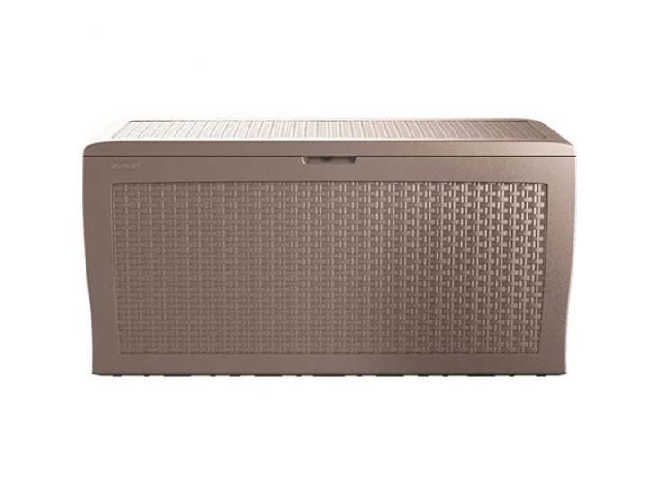 Samoa műrattan kerti tároló 270L cappuccino