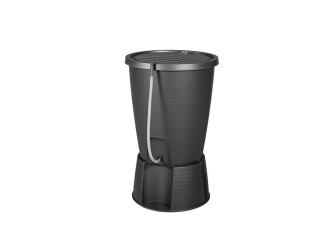 Indigo water butt műanyag esővíz tároló 220L grafit tömlővel